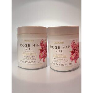 2 Creightons Rose Hip Oil Moisturizing Body Butter 16.06 Fl OZ